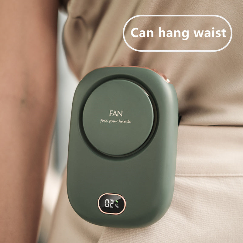 Hanging Neck Fan Lazy No Leaf Fan Hanging Waist USB