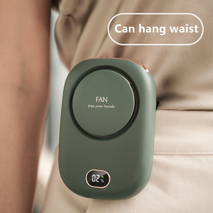 Hanging Neck Fan Lazy No Leaf Fan Hanging Waist USB