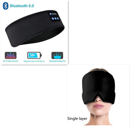 Wireless Bluetooth Sleeping Headphones Headband Thin Soft