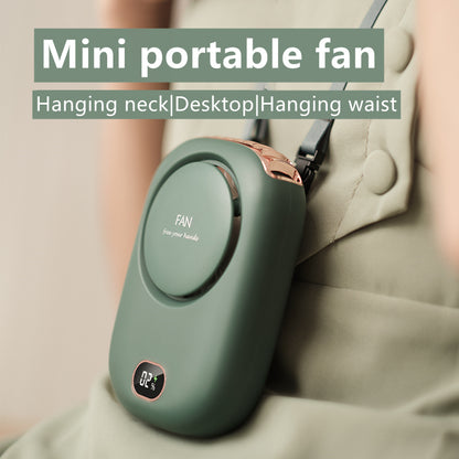 Hanging Neck Fan Lazy No Leaf Fan Hanging Waist USB