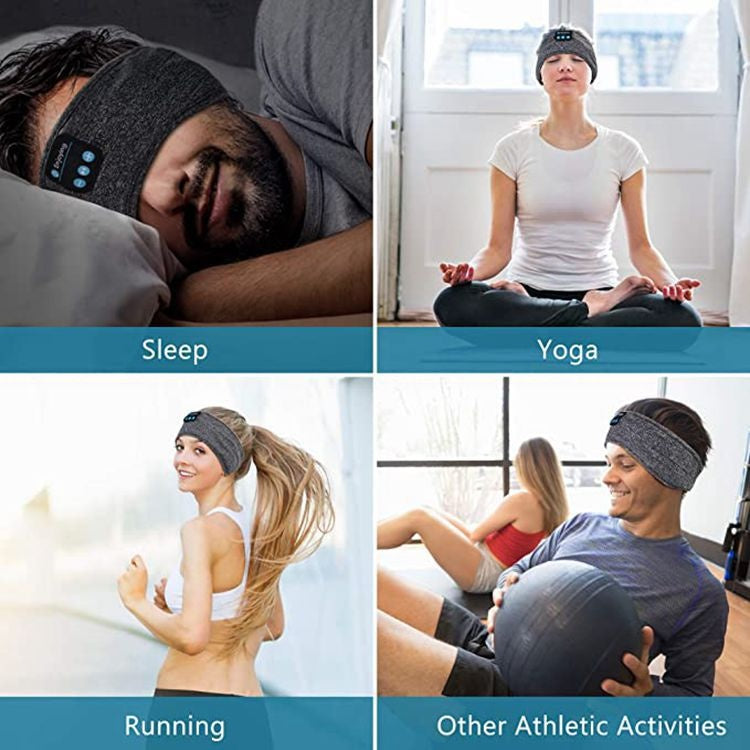 Wireless Bluetooth Sleeping Headphones Headband Thin Soft